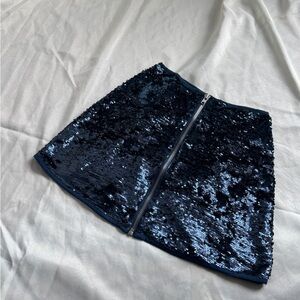 NBD Midnight Sequin Mini Skirt